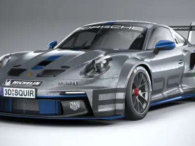 Porsche 911 GT3 Cup 2021 3D model