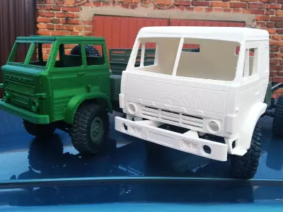 Alternative WPL B24-B36 chassis KAMAZ 5350 3D print model 3D print model