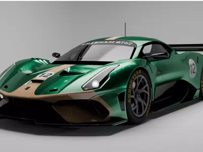 Brabham BT62 2019 Low-poly 3D model