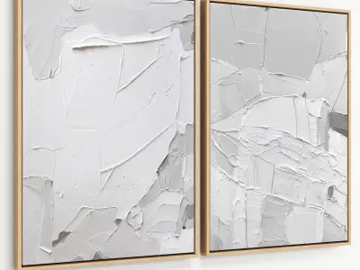 Plaster Two Frame 13 Low-poly 3D model