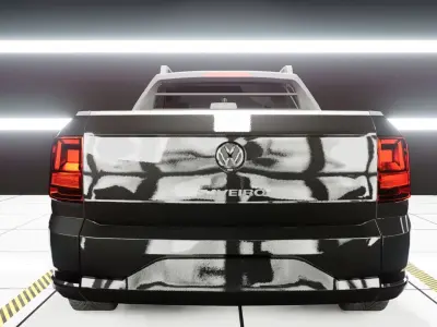 Volkswagen Saveiro Trendline Stock 3D Model 3D model