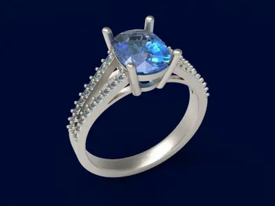 Ring pack 3D print models 3D print model