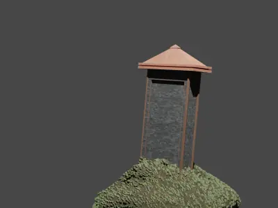 Ultimate Gotic Grave Free low-poly 3D model