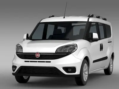 Fiat Doblo Maxi 152 2017 3D model