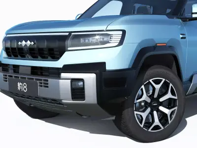 2026 BYD Denza B8 Formula Leopard8 3D model