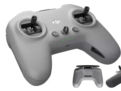 FPV racing drone remote control handle controller 3D model