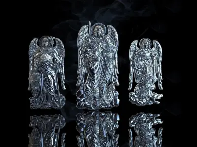 ARHANGEL   AVE MARIA  QVIS VT DEVS 3D print model