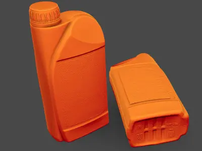 Motor Oil Bottle 3D model get