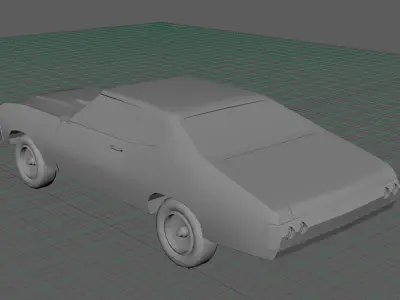 Chevrolet impala Low-poly 3D model