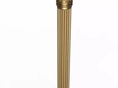 Column Capital 1305 Low-poly 3D model