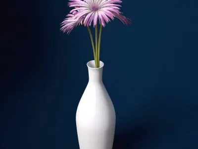 XfrogPlants Spider Gerbera 3D model