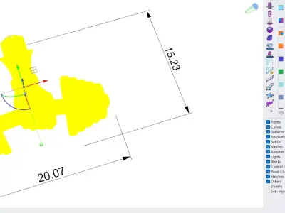Hand Weight Lifting Barbell Dumbbell Pendant 3D print model