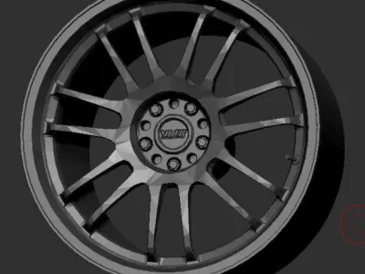 Volk Rays RE30 Wheels Rims 3D Print Ready  3D print model