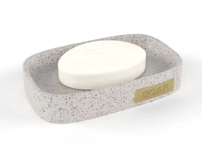 Bathroom Accessories Set 3D model