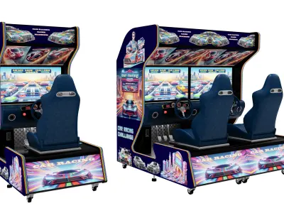 Arcade Game  Simulator Car Racing Machine 3D model