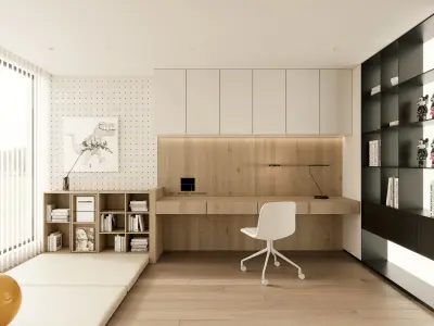 Modern Luxury Villa 3D Model and CAD Drawings Bundle Content 3D model