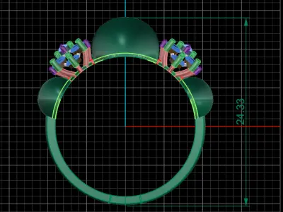 jewelry ring 227 3D print model
