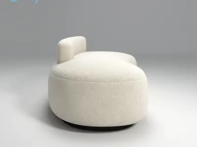 Futuristic Comfortable Balloon Sofa 3D model