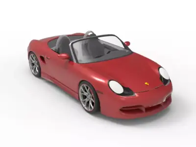 2003 Porsche Boxster  3D model