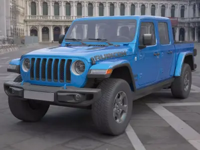 Jeep Gladiator Rubicon 3D model by Mavi3D