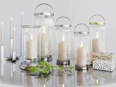 Candles of a Happy New Year 3D model