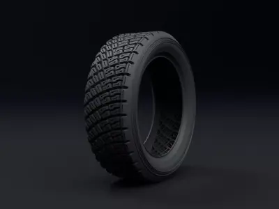 Rally tyre  3D model
