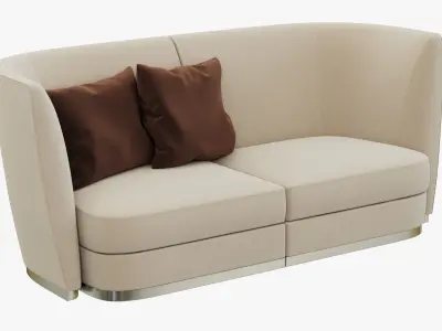 Flexform Altea Divano - 3 sizes 3D model