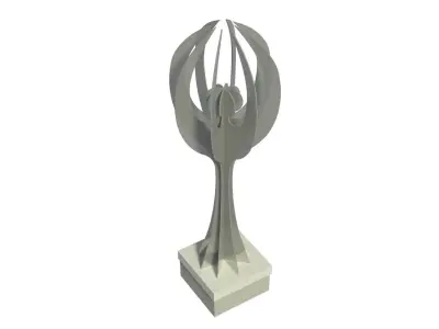 sculpture angel 3D model