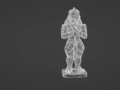 Ancient Guardian Statue   3D model