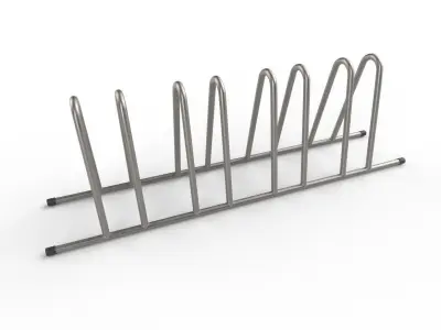 Bike Rack M05 Low-poly 3D model