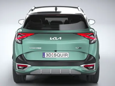 Kia Sportage GT-line 2022 3D model