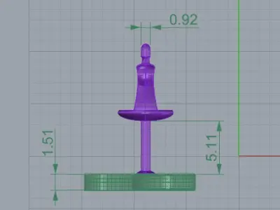 HEART Stud Earrings LOVE GIFT For Valentines Day 3D print model