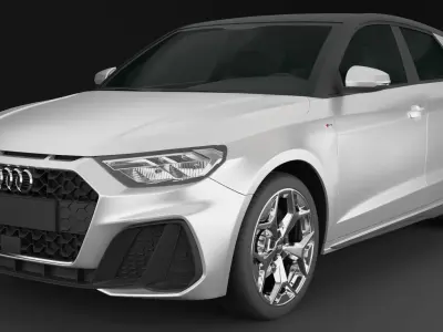 Audi A1 Sportback 3D Model 3D model