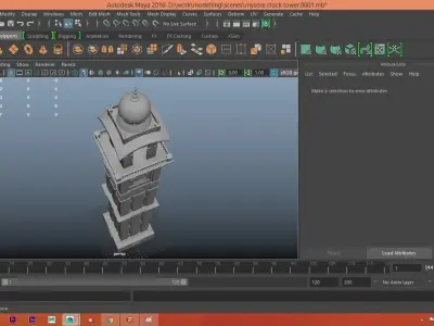 mysore clock tower 3D model