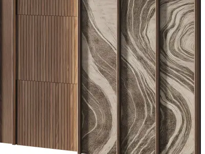 Decorative V79 Wall Panels 3D model