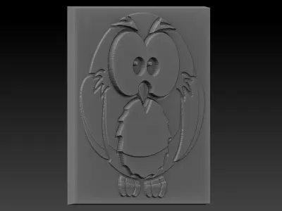 Birdd owl 3D print model