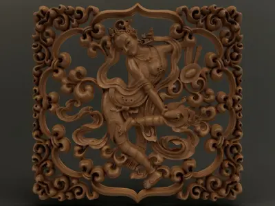 Secret Garden Ornament 3D print model