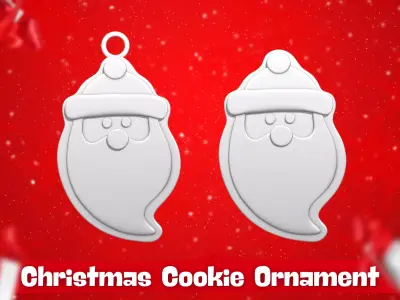 Christmas Cookie Ornament - Pendant -  Christmas Tree 7 3D print model