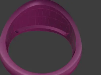 Diamond Ladies Dome Ring Size 8 Round Diamonds Gold Jewelry 3D print model