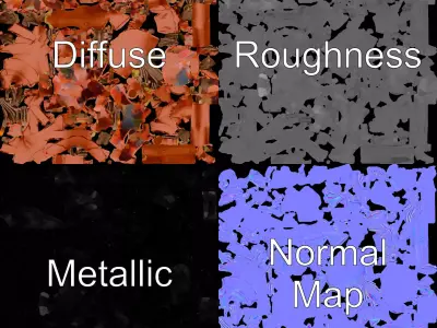 Bronze Horse Sculpture model pack Low-poly 3D model