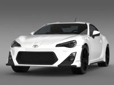 TRD Toyota GT 86 2014 3D model