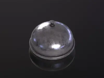 Service Bell 3D Model Low-poly 3D model