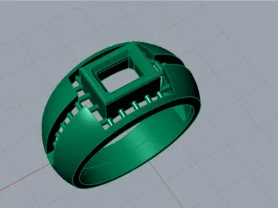 luxury man ring mr0171 3D print model