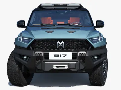 2024 DongFeng MHERO 917 with interior 3D model