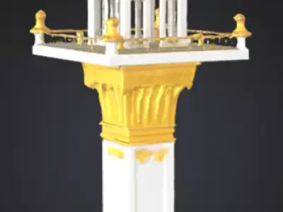 Spirit House Elegance 3D model Low-poly 3D model