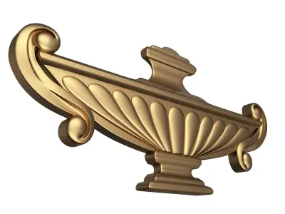 Carved Bas Relief 01 Low-poly 3D model