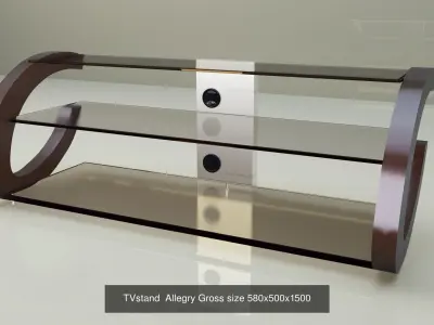 Modern TV stands  3D Model Pack