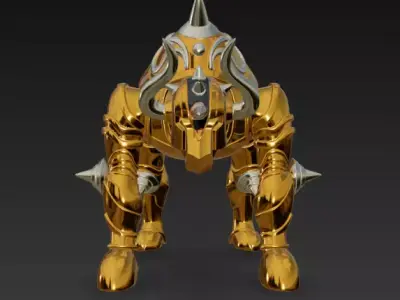 Saint Seiya Taurus Armor 3D print model