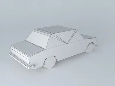 VAZ 21011 car Free 3D model