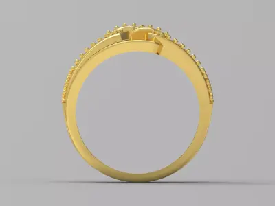 Luxury Jewelry stl 3dm  Ring jr00247 3D print model